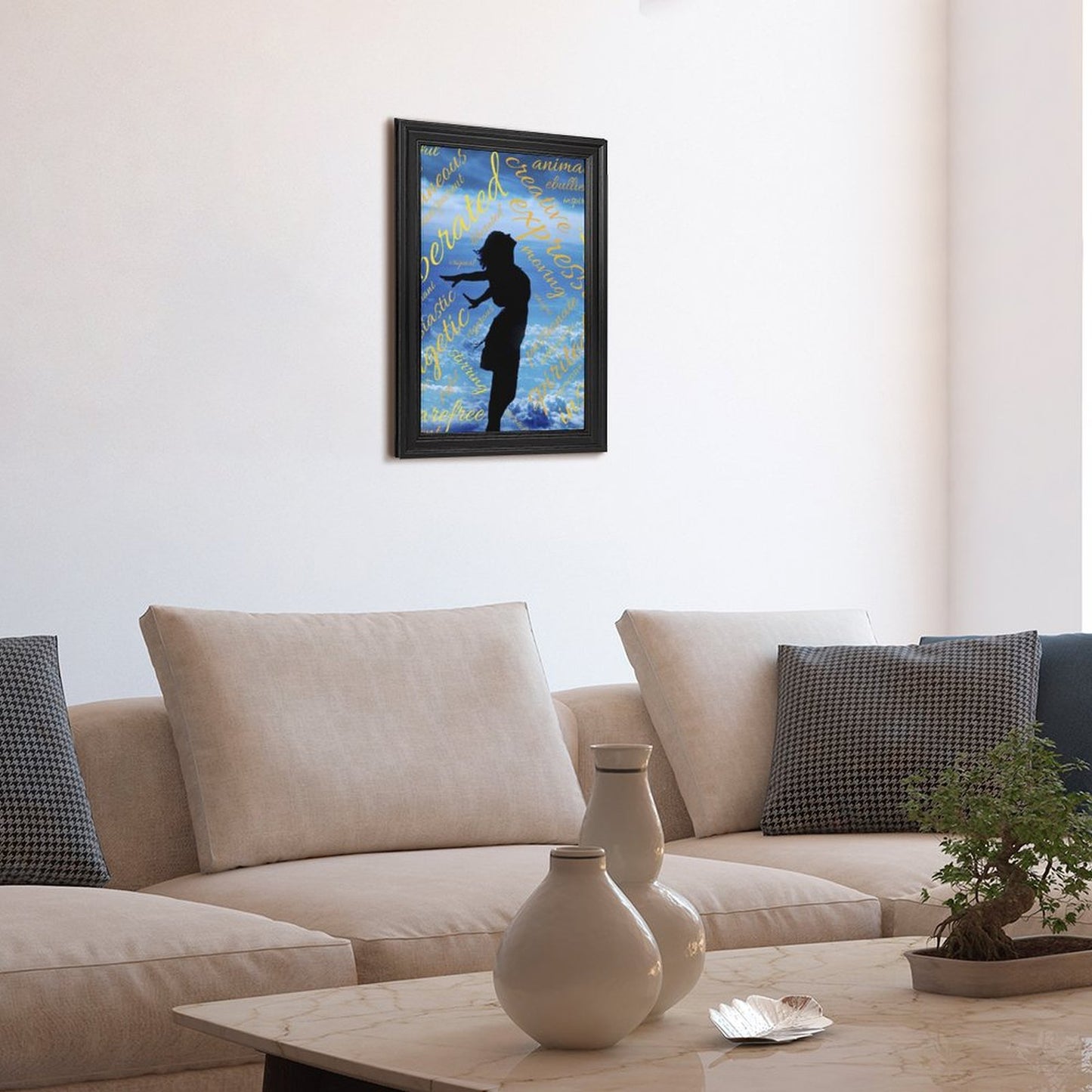 Custom Vertical Framed Canvas | European-Style Portrait Wall Art