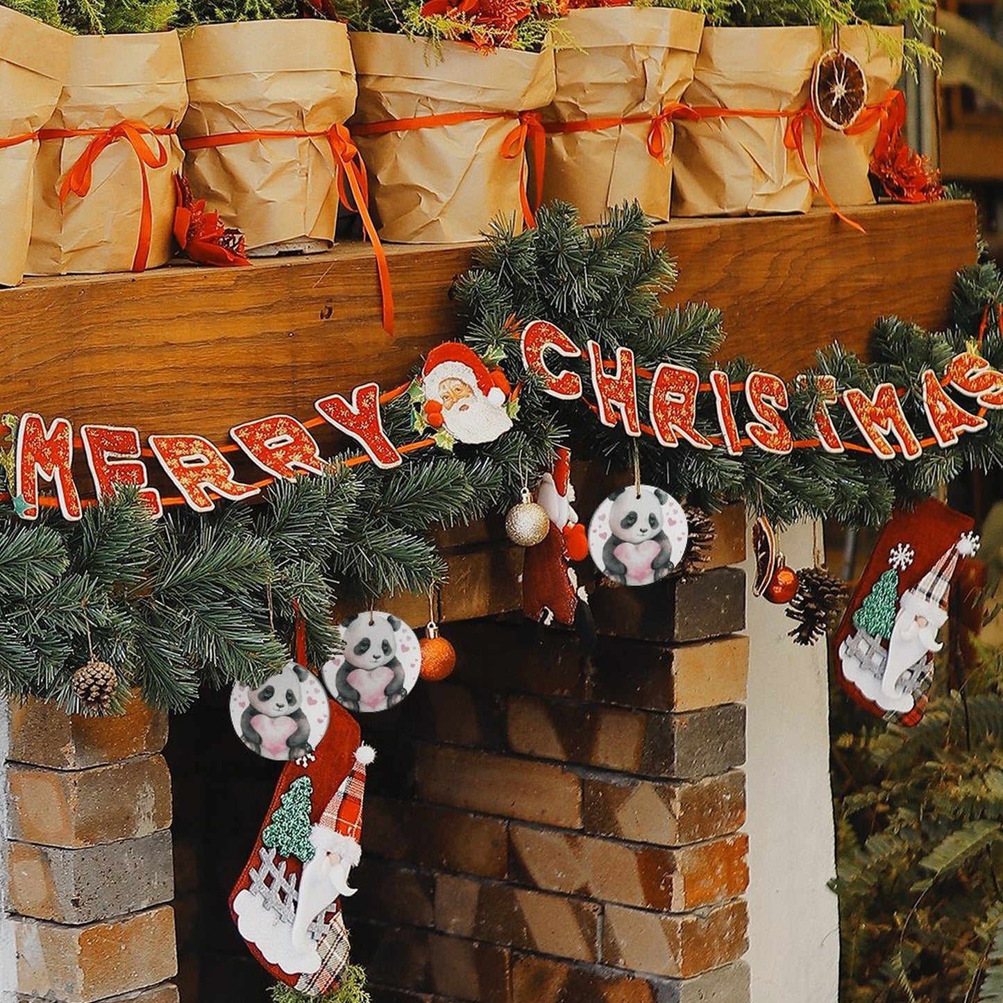 Custom Ceramic Ornament | Personalized Double-Sided Photo Gift