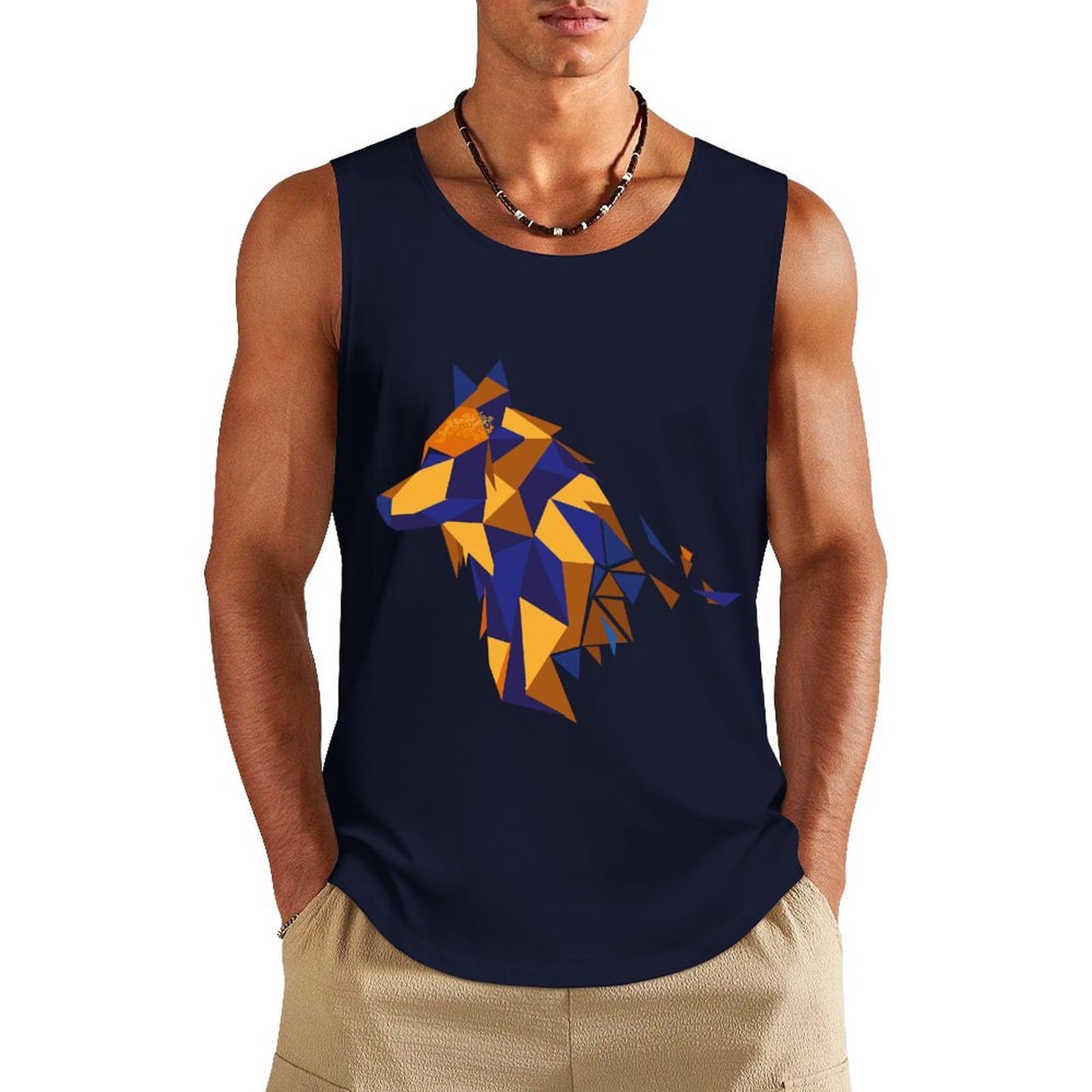 Custom Cotton Vest | Personalized Heat Press Tank Top (Multi-Color)