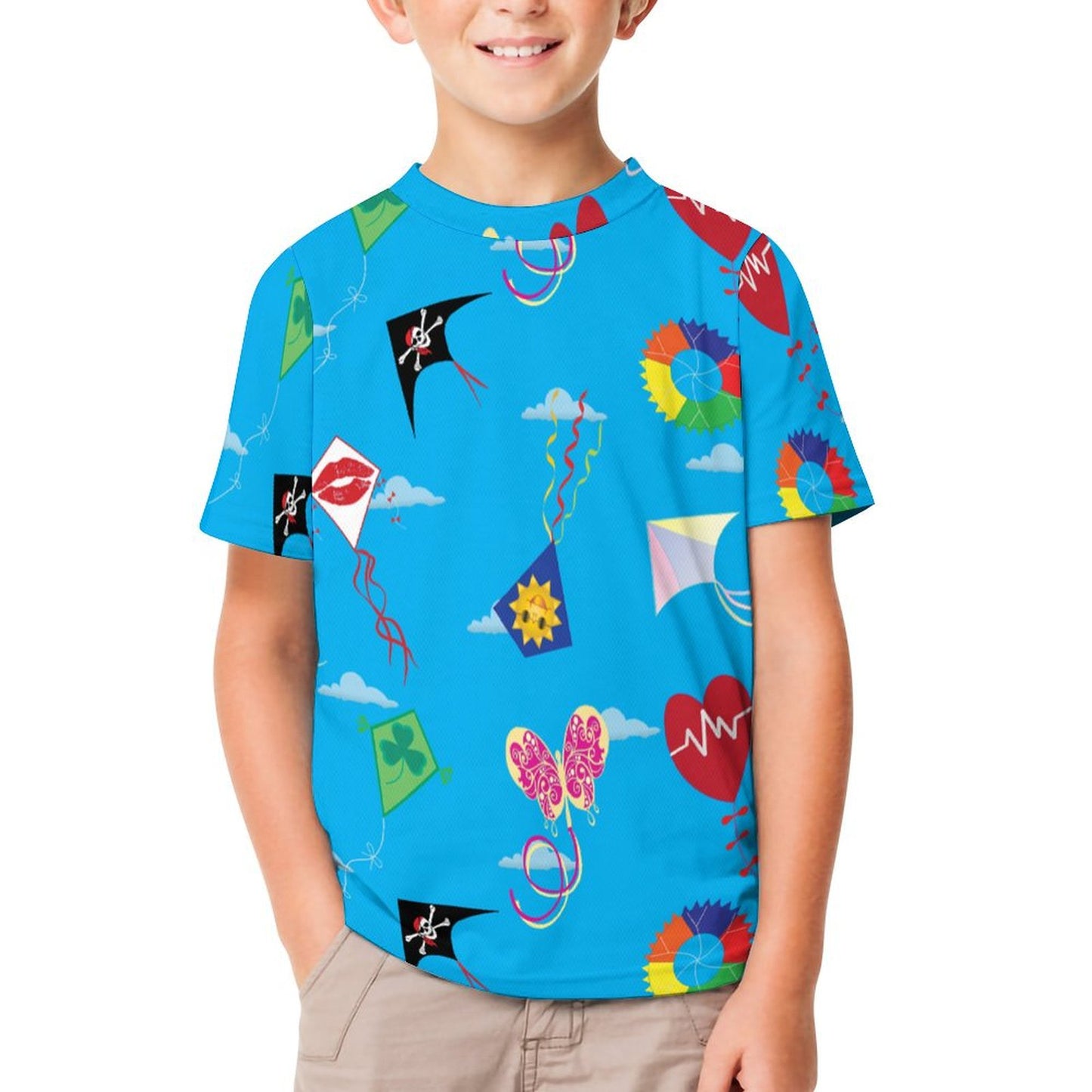 Custom All-Over Print Kids T-Shirt | Durable & Breathable Play Tee