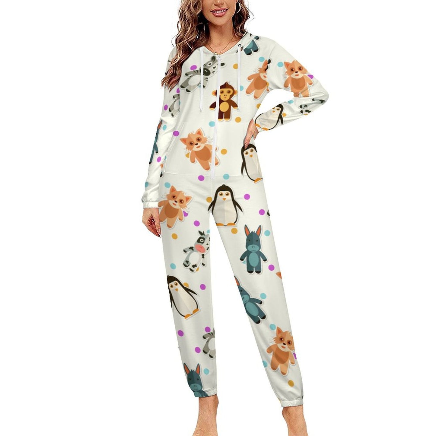 Custom Hooded Onesie for Adults | All-Over Print Jumpsuit