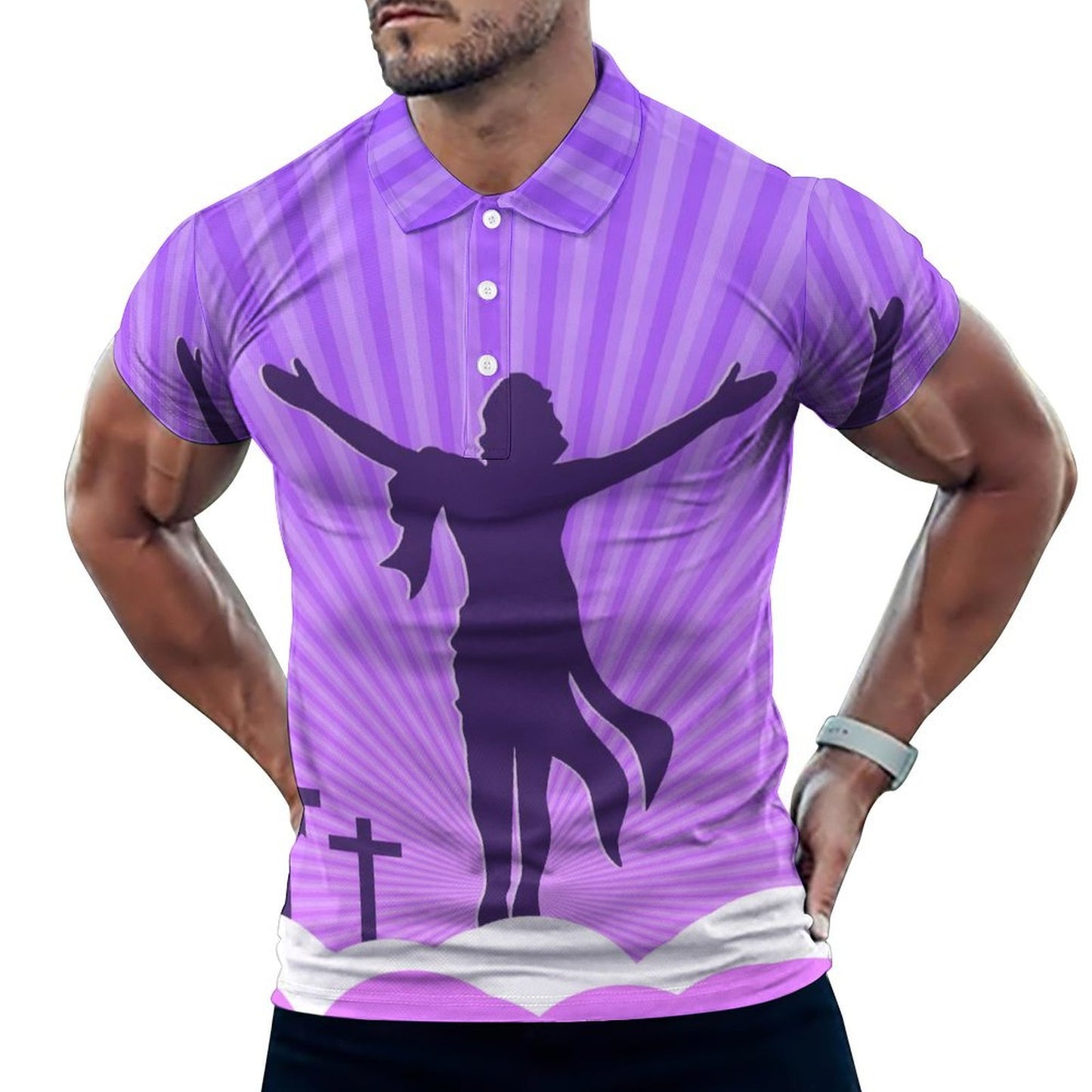 Custom Men's Performance Polo Shirt | Quick-Dry, Breathable Fabric