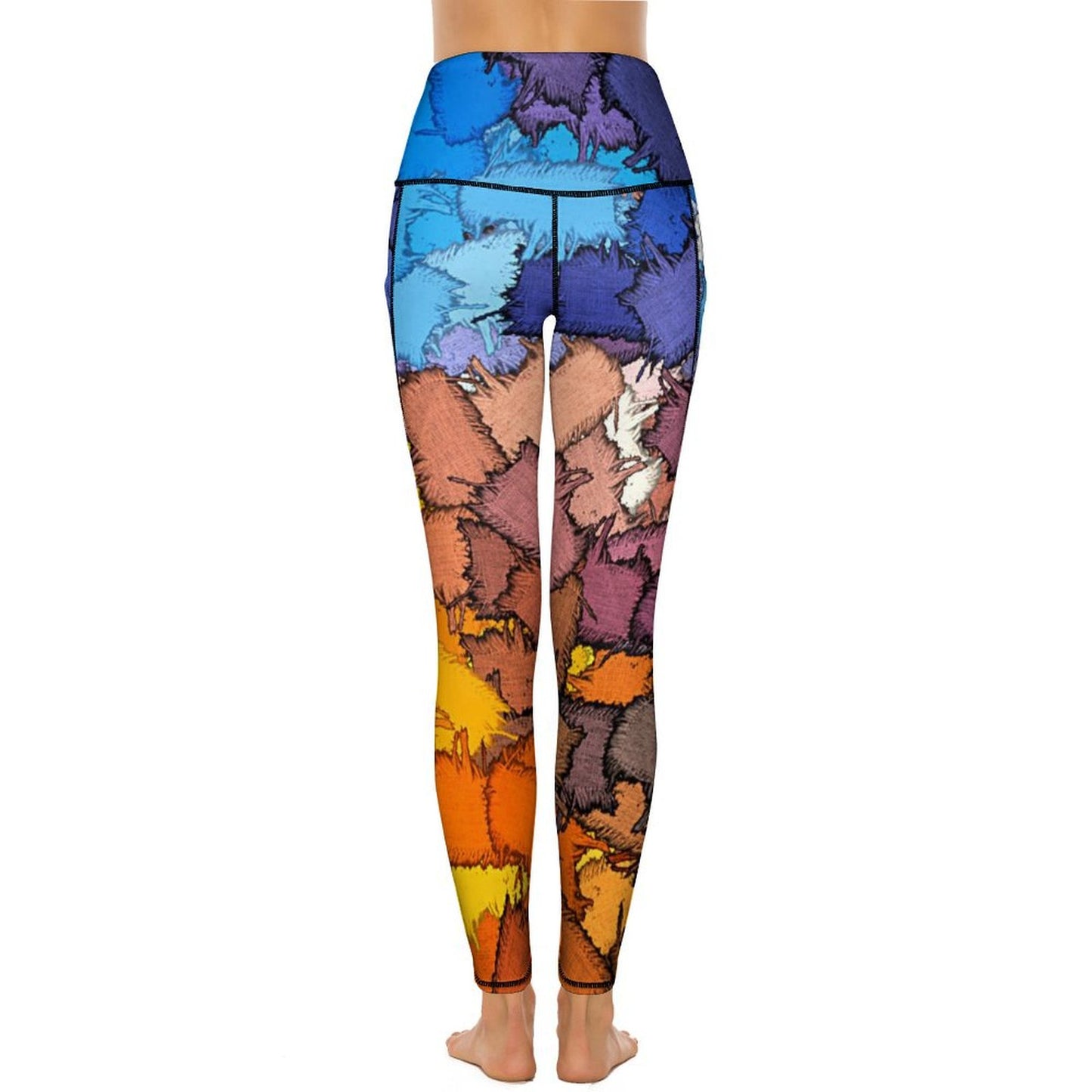 Custom High-Waist Yoga Pants with Pockets | CE003 Performance Leggings