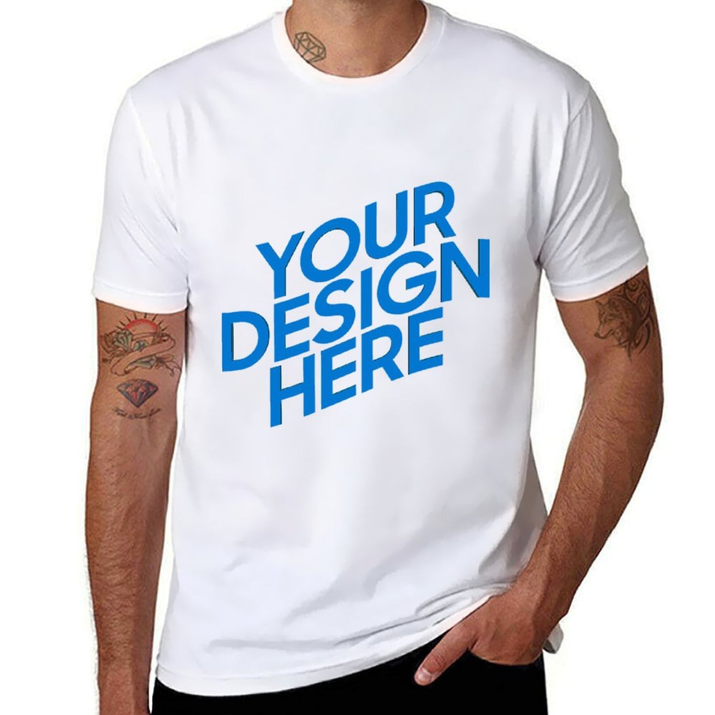 Personalized Custom Womens / Ladies Adult T-shirt FS0803293 with Image/Text/ Logo