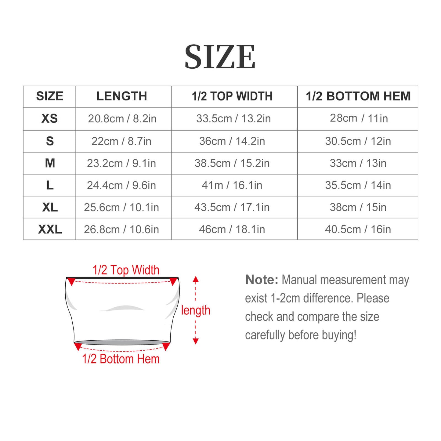 Custom Tube Top | Design Your Own Bandeau Top with Photo