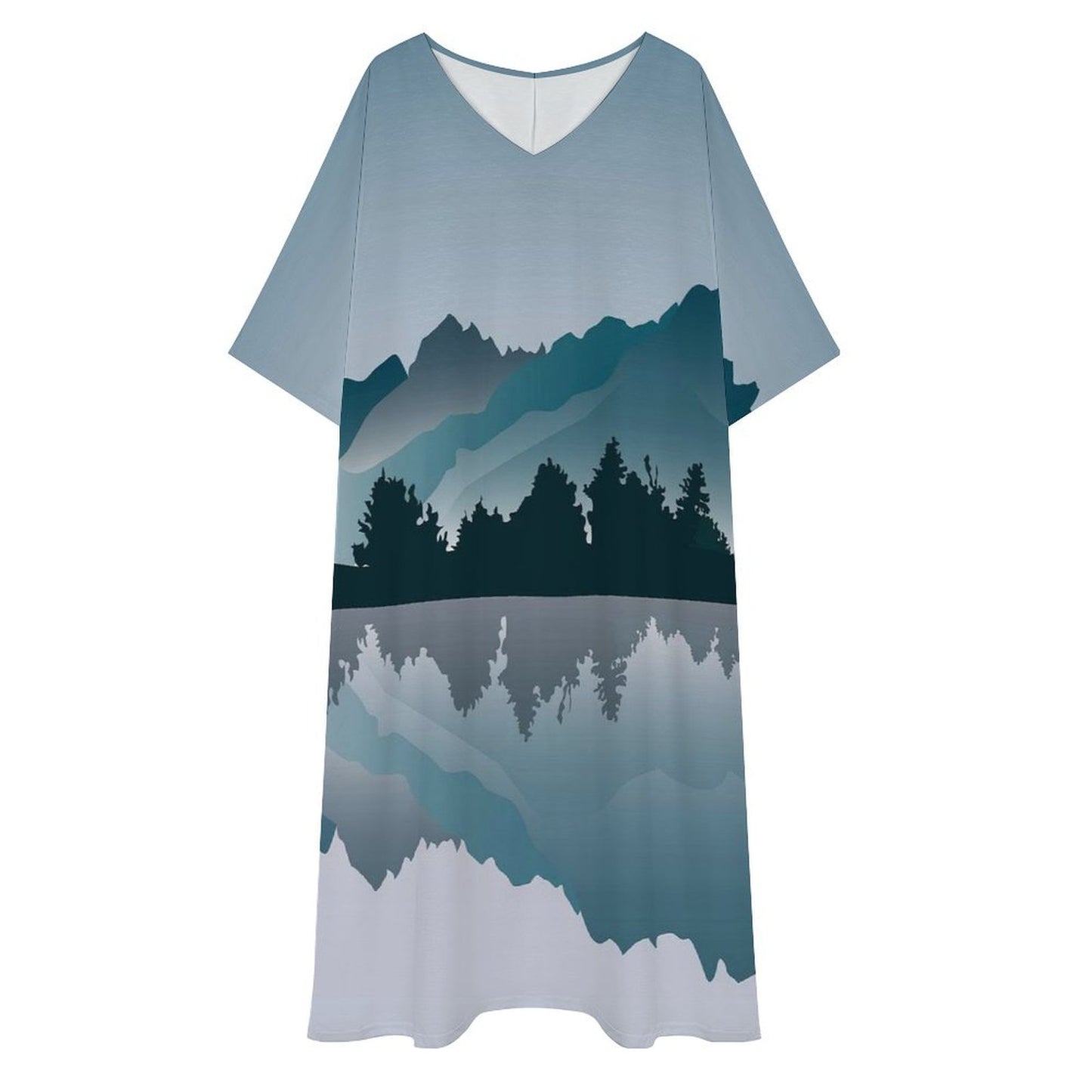 Custom Kaftan Maxi Dress | Personalized Bohemian Photo Dress Gift