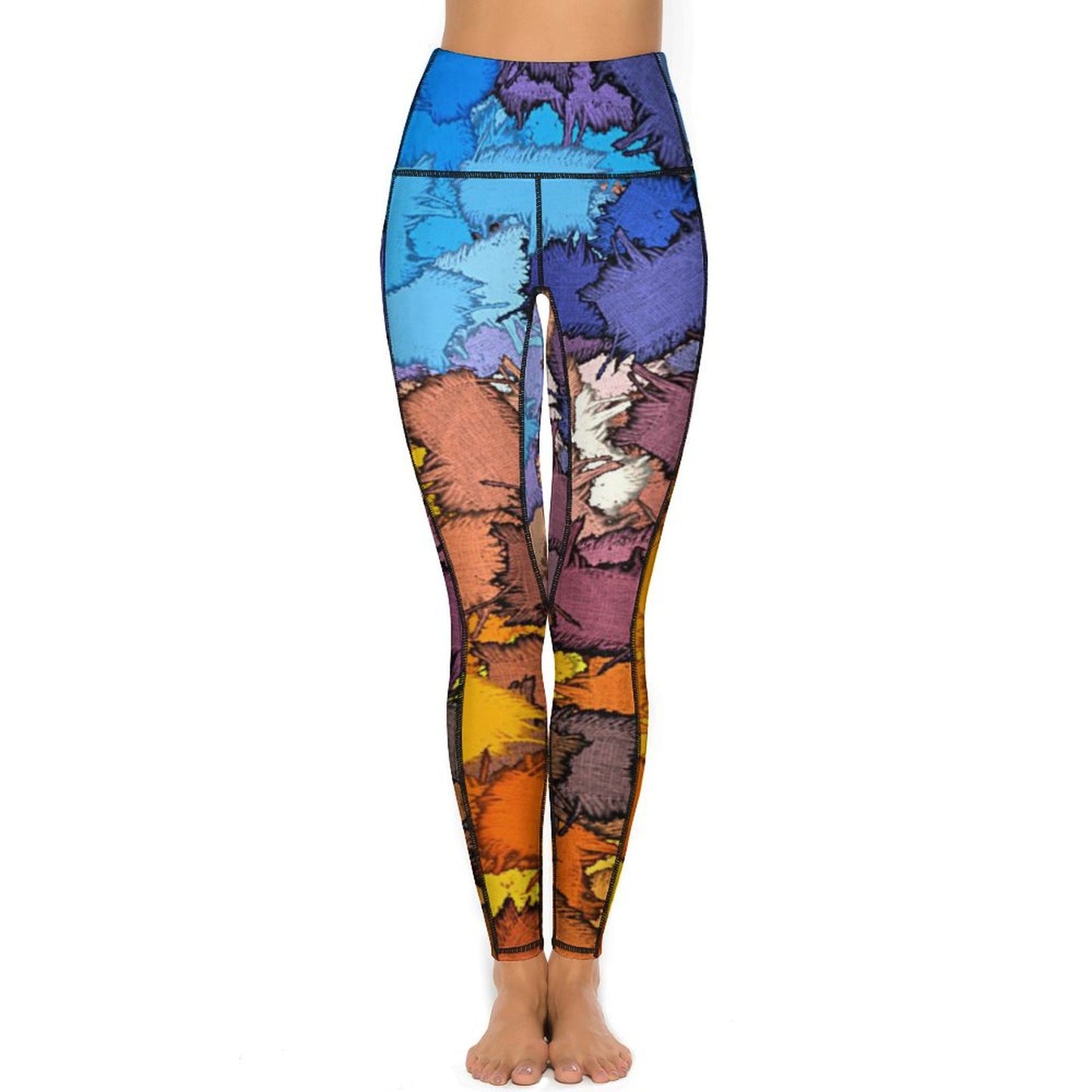 Custom High-Waist Yoga Pants with Pockets | CE003 Performance Leggings
