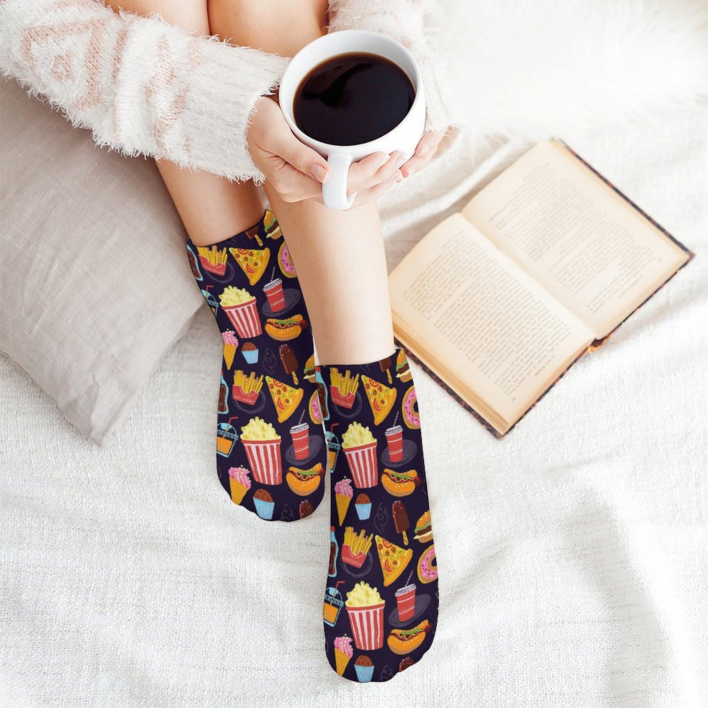 Custom Ankle Socks 5-Pack | Design a Bulk Set of Photo Socks