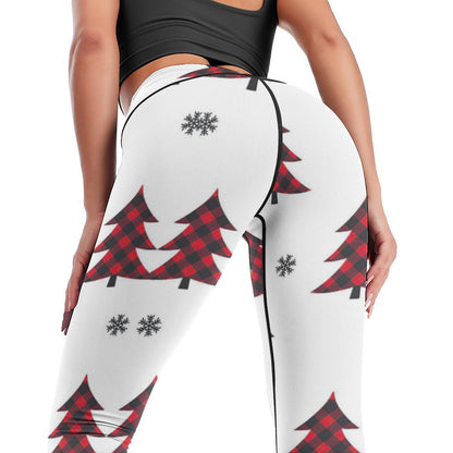 Custom High-Waisted Yoga Leggings | Milk Silk Contour Tights (S-2XL)