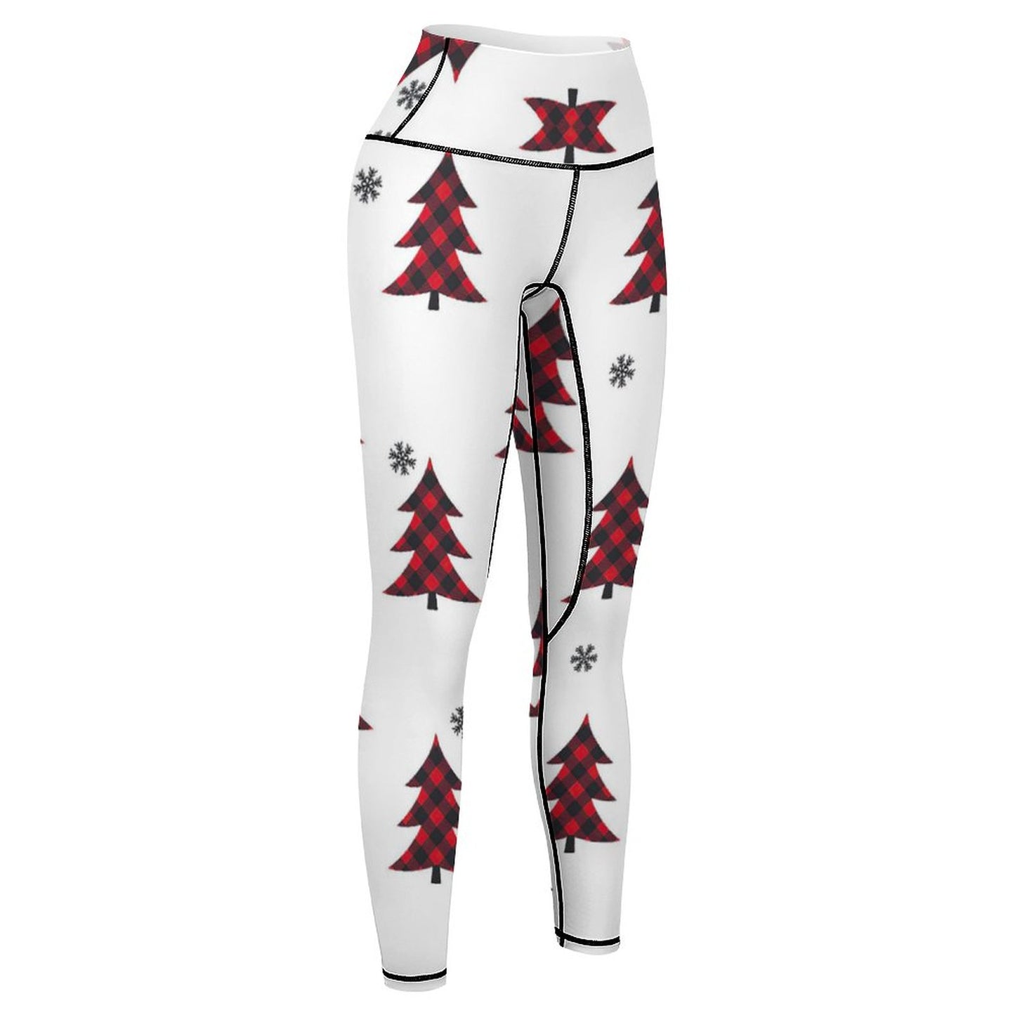Custom High-Waisted Yoga Leggings | Milk Silk Contour Tights (S-2XL)