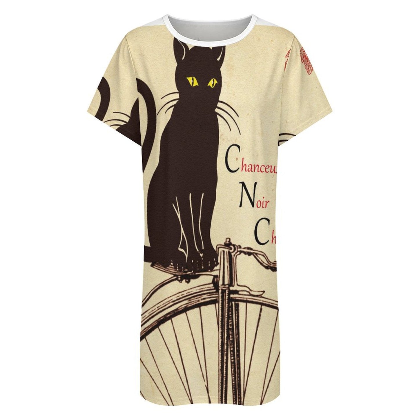 Custom Short Sleeve Nightdress | Personalized Photo Sleep Dress