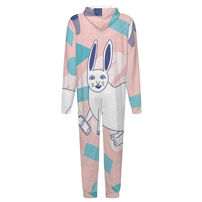 Custom Photo Adult Onesie | Personalized Flannel Plush Pajama Jumpsuit