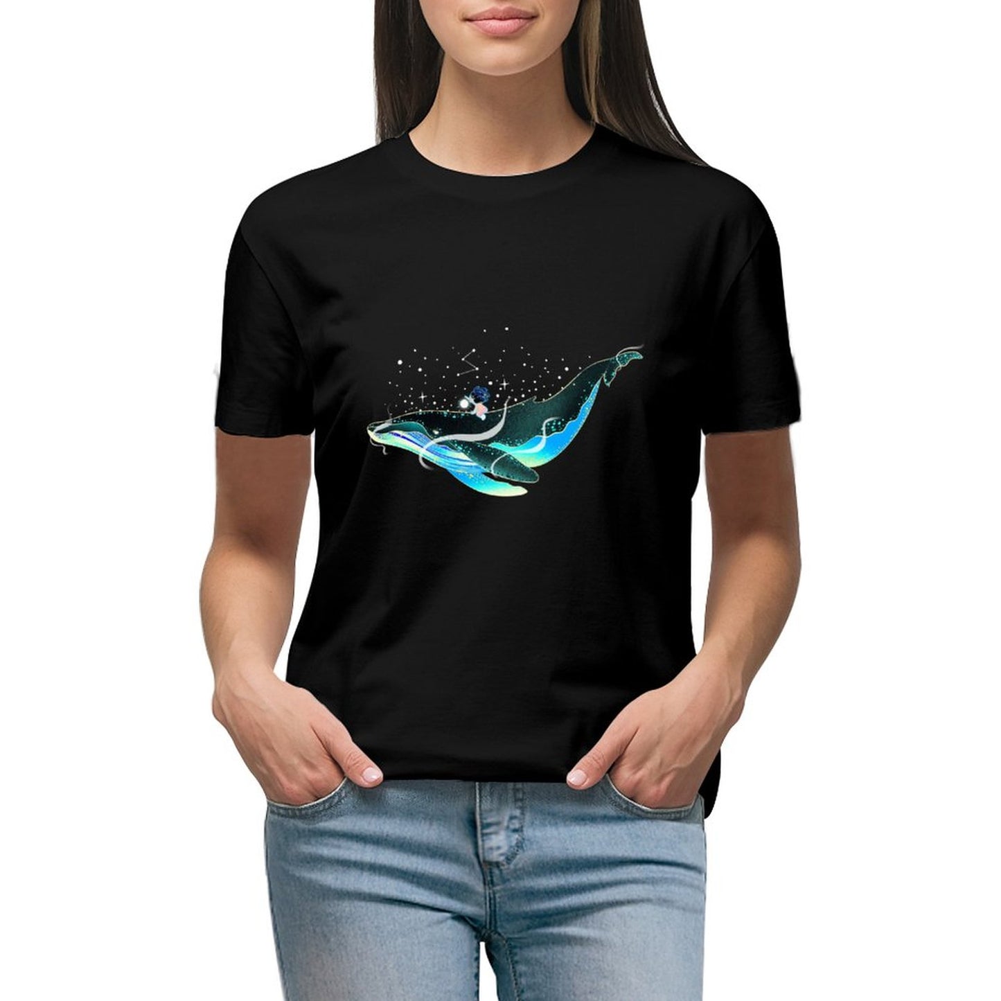 Women's 100% Cotton HD Graphic T-Shirt | Custom Slim-Fit Tee