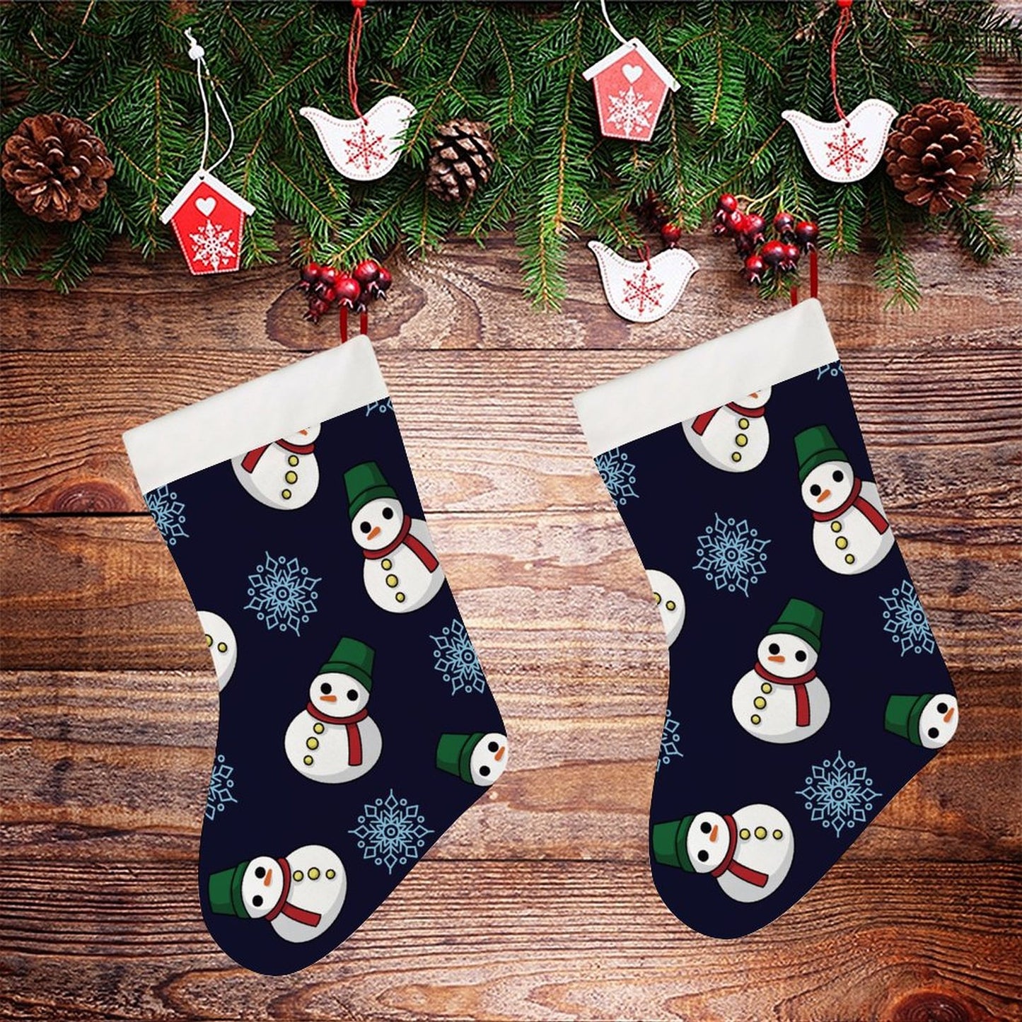 Create a Keepsake Plush Christmas Stocking | Your Photo in Soft Velvet