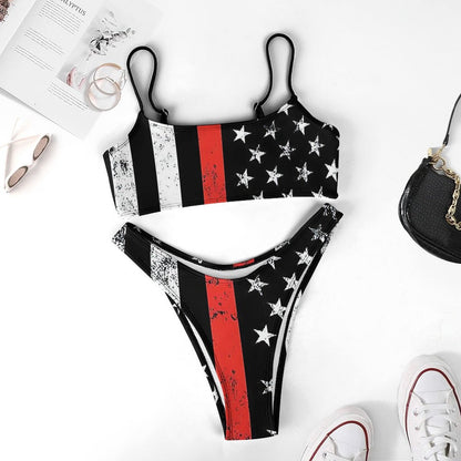 Custom Unpadded Natural Fit Bikini Set | Quick-Dry Swimwear
