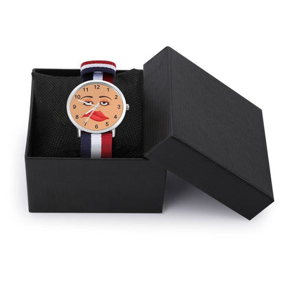 Custom Photo NATO Strap Nylon Weave Watch