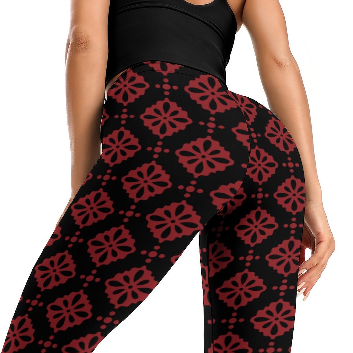 Custom High Waisted Yoga Leggings | Tummy Control Workout Pants