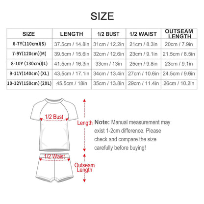 Custom Kids Swimsuit Set | Personalized Rash Guard