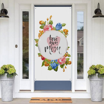 Custom Photo Door Banner | Personalized Decorative Curtain for Home