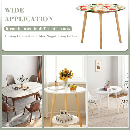 Custom Fitted Oval Tablecloth | Personalized Waterproof Table Cover