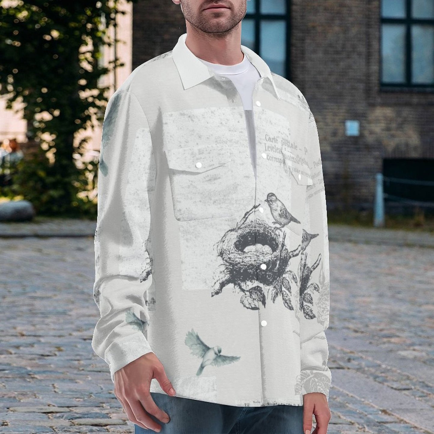 Custom Men's Spliced Jacket | Heavyweight Personalized Outerwear