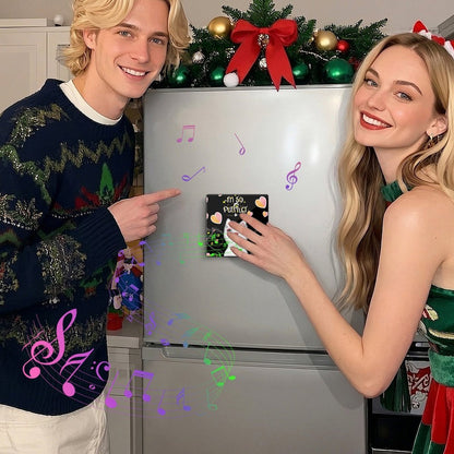 Customizable Acrylic Bluetooth Music Fridge Magnet with Rechargeable Battery and UV Print