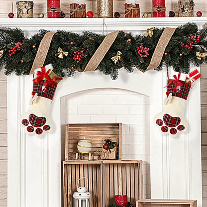 Create a Custom Dog Christmas Stocking | Your Pet's Photo & Name