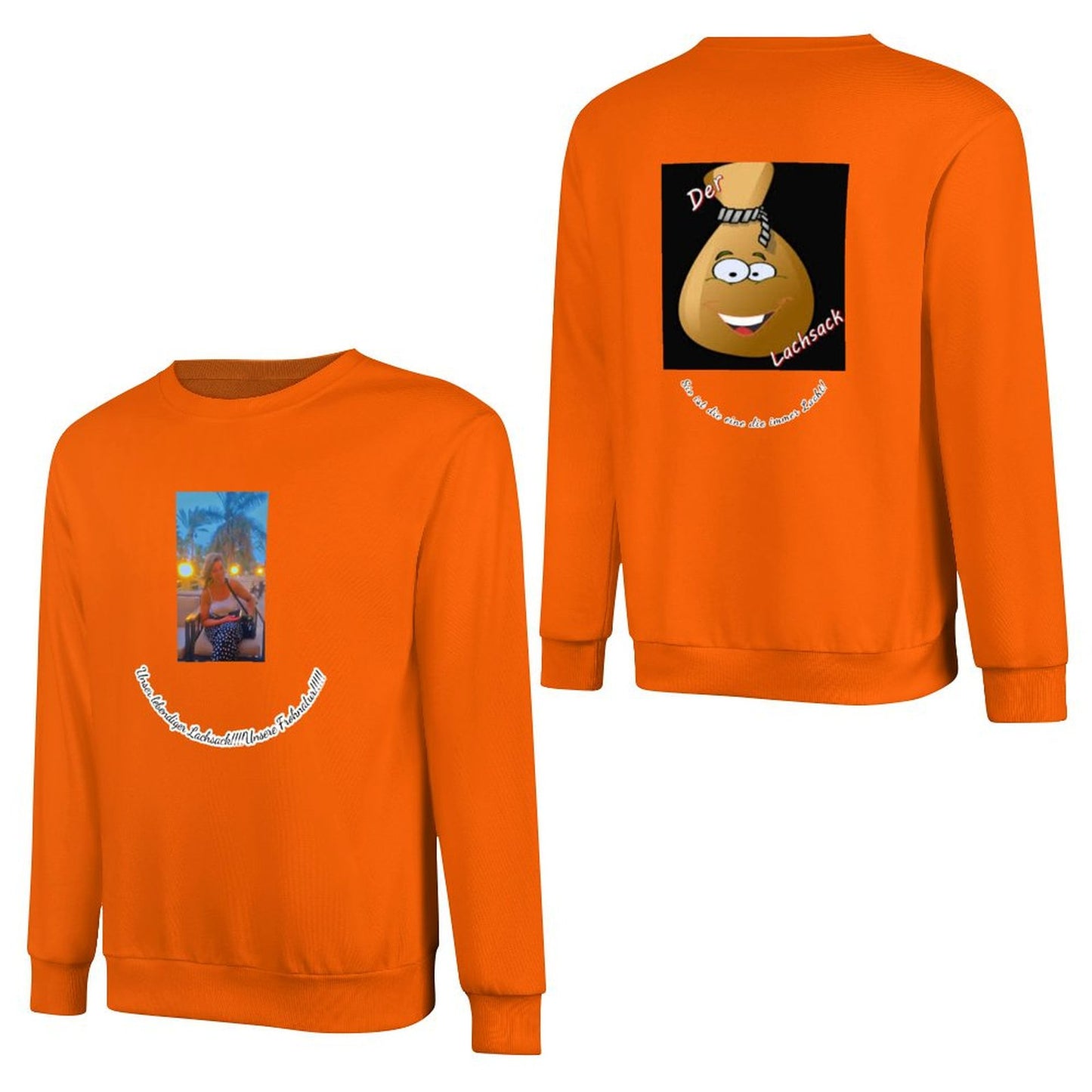 Custom Front & Back Print Hoodie | 100% Cotton Unisex Sweatshirt