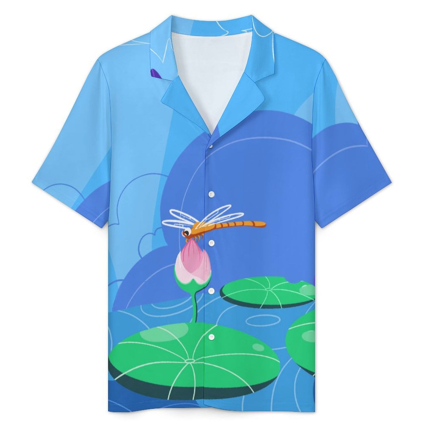 Custom Men's V-Neck Pajama Set | Personalized Photo Lounge Shorts
