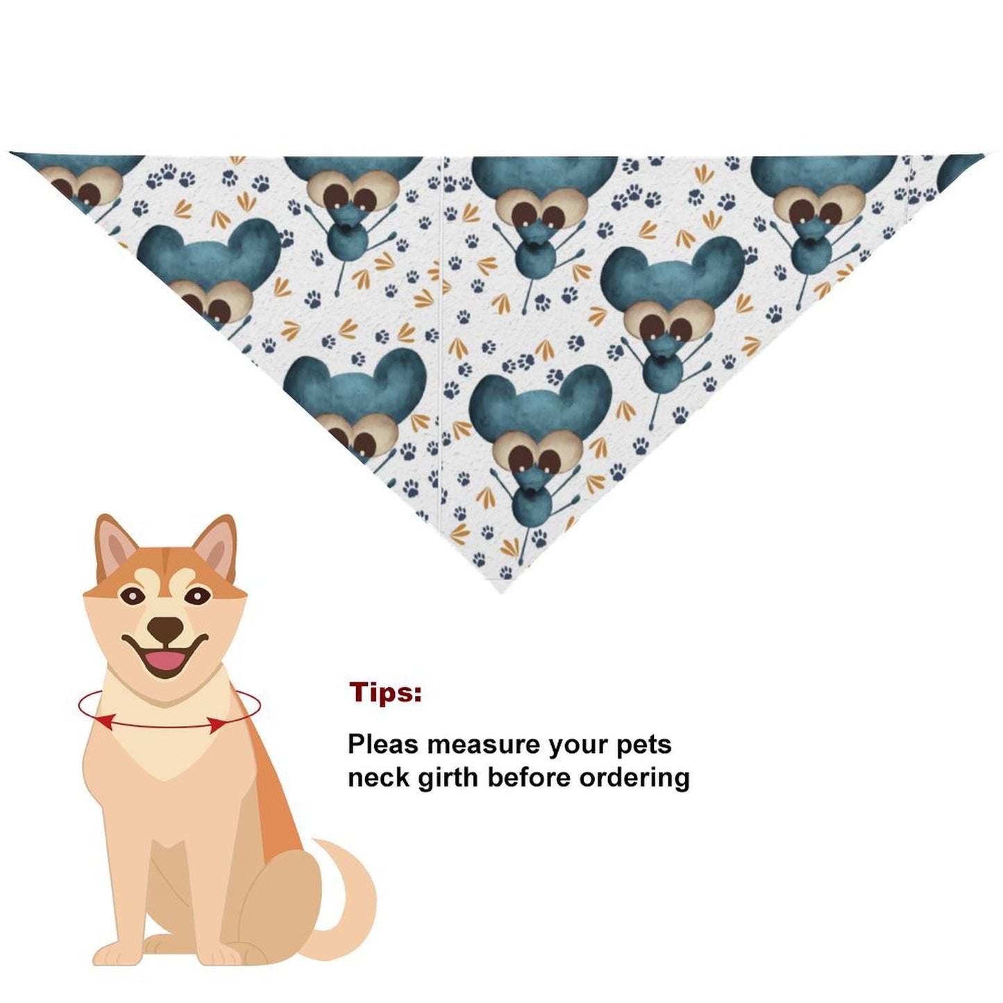 Custom Pet Bandana | Personalized with Your Dog or Cat's Photo & Name