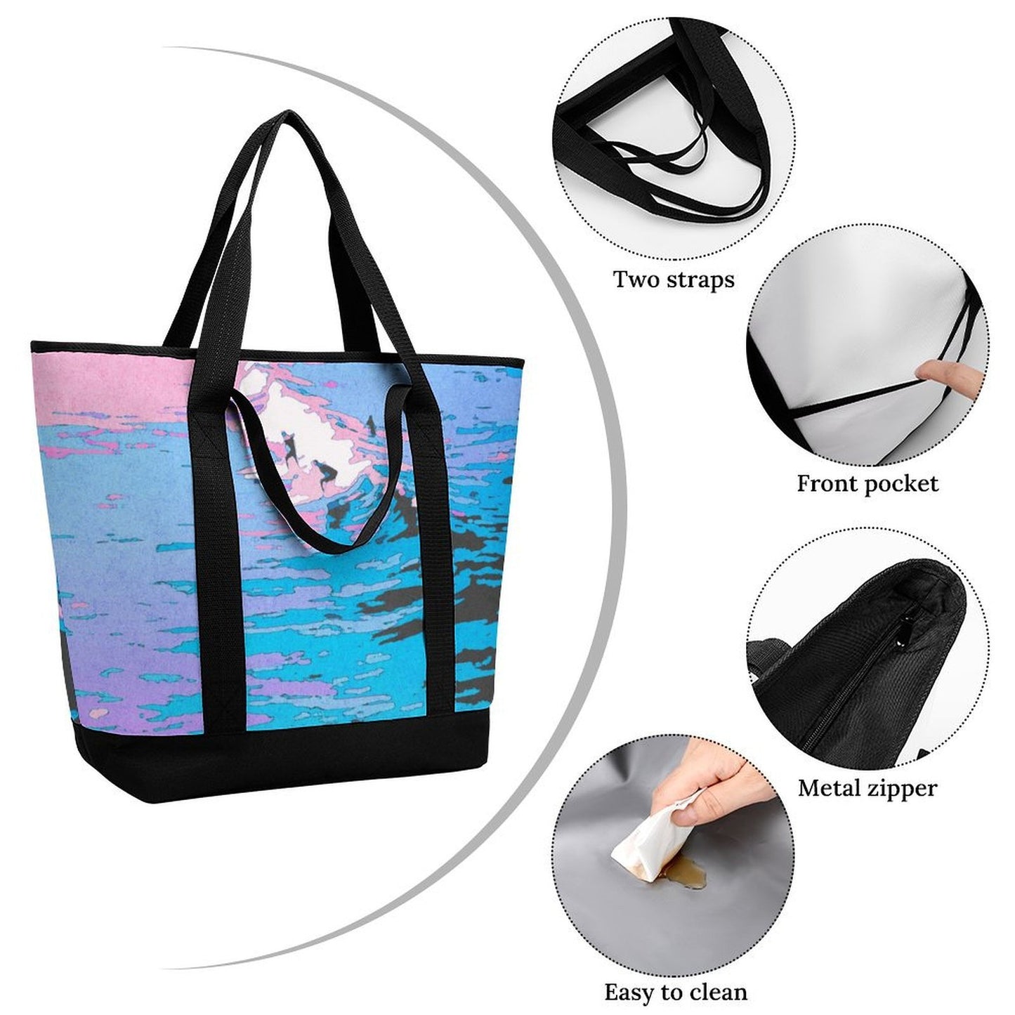 Personalized Heavy-Duty Insulated Grocery Bag and Cooler Tote
