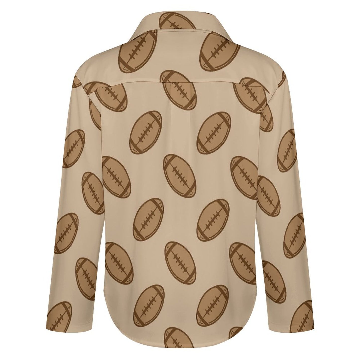 Custom Asymmetric Hem Long Sleeve Shirt | Plus Size S-8XL Artistic Top