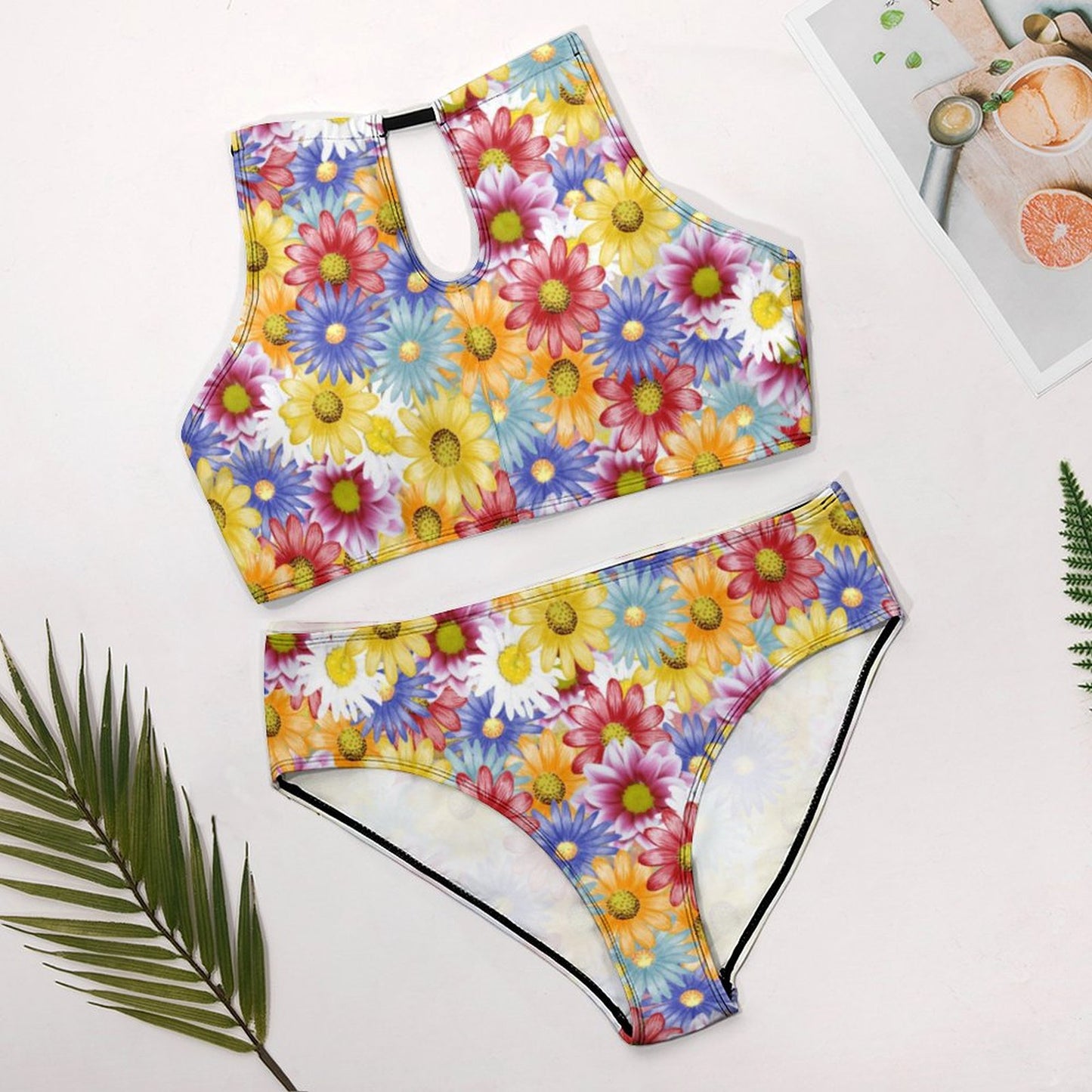 Custom Halter Bikini Set | Personalized Two-Piece Swimsuit YourSurprise