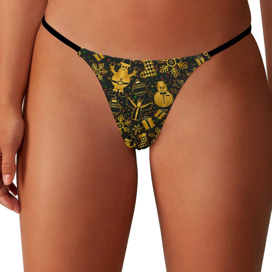 Custom Women's Photo Thong | Personalized Yoga Fabric Panty Gift