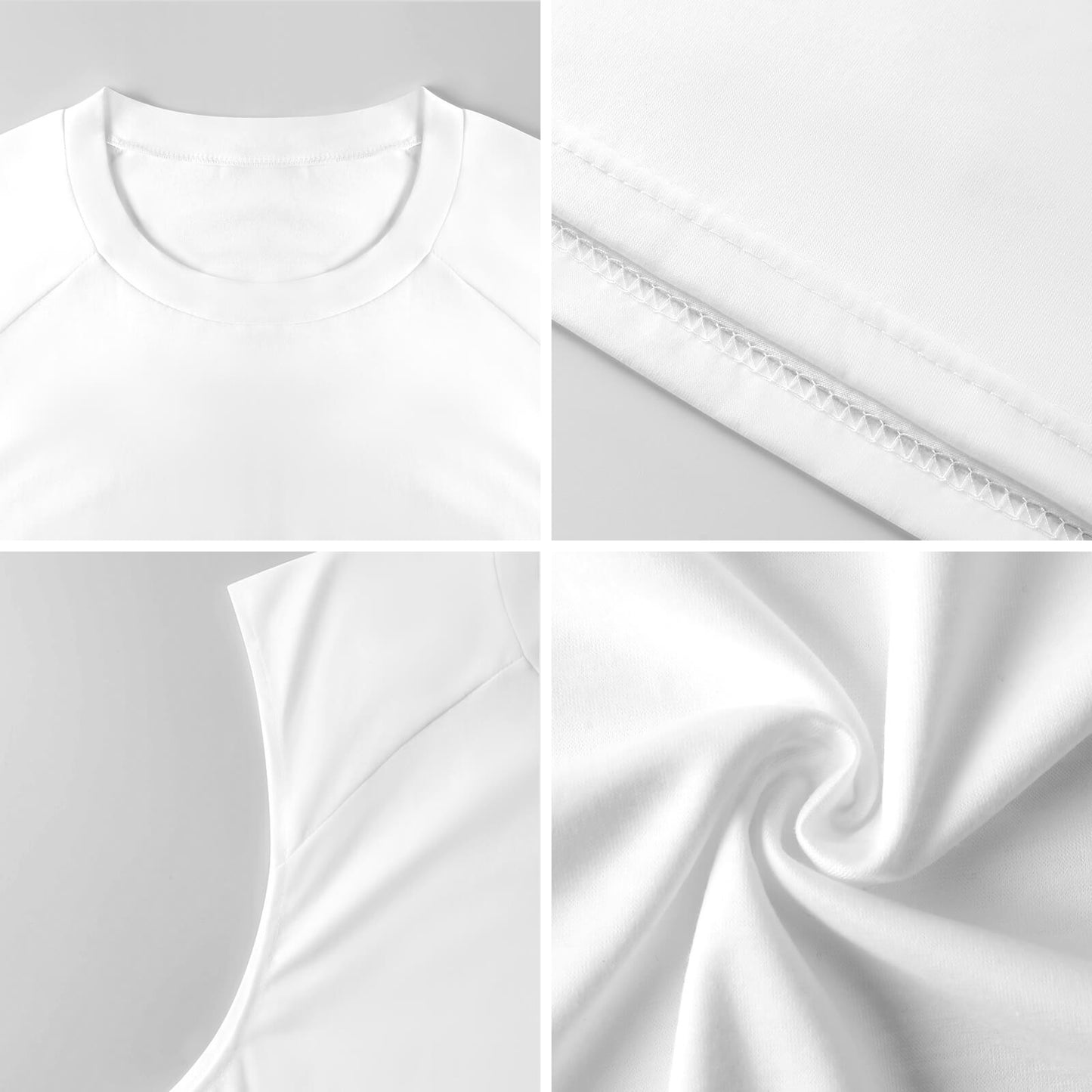 Custom Printed Color-Block Raglan Muscle Tee