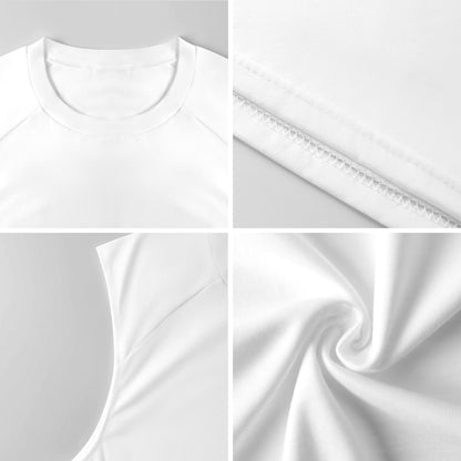 Custom Printed Color-Block Raglan Muscle Tee
