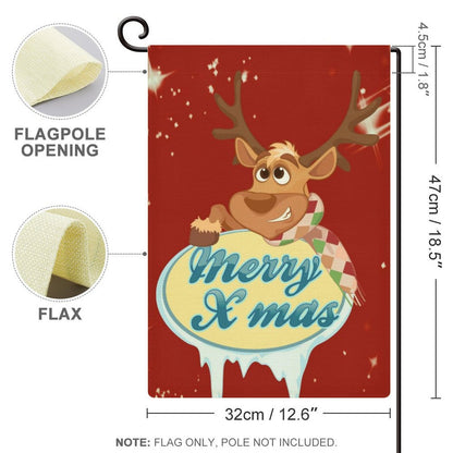 Custom Linen Garden Flag | Personalized Double-Sided Yard Flag