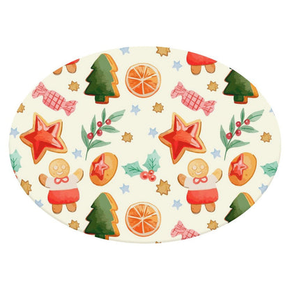 Custom Fitted Oval Tablecloth | Personalized Waterproof Table Cover