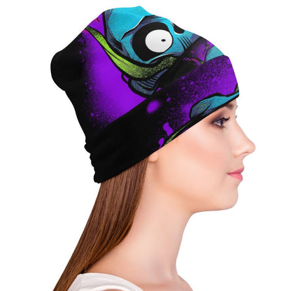 Custom All-over Print Slouchy Beanie | Lightweight Running Skull Cap