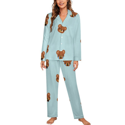 Custom Pajama Set for Women | Personalized Cuban Collar Loungewear