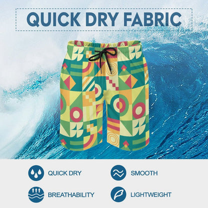 Beach Pants Green, Puzzle, Abstract Pattern