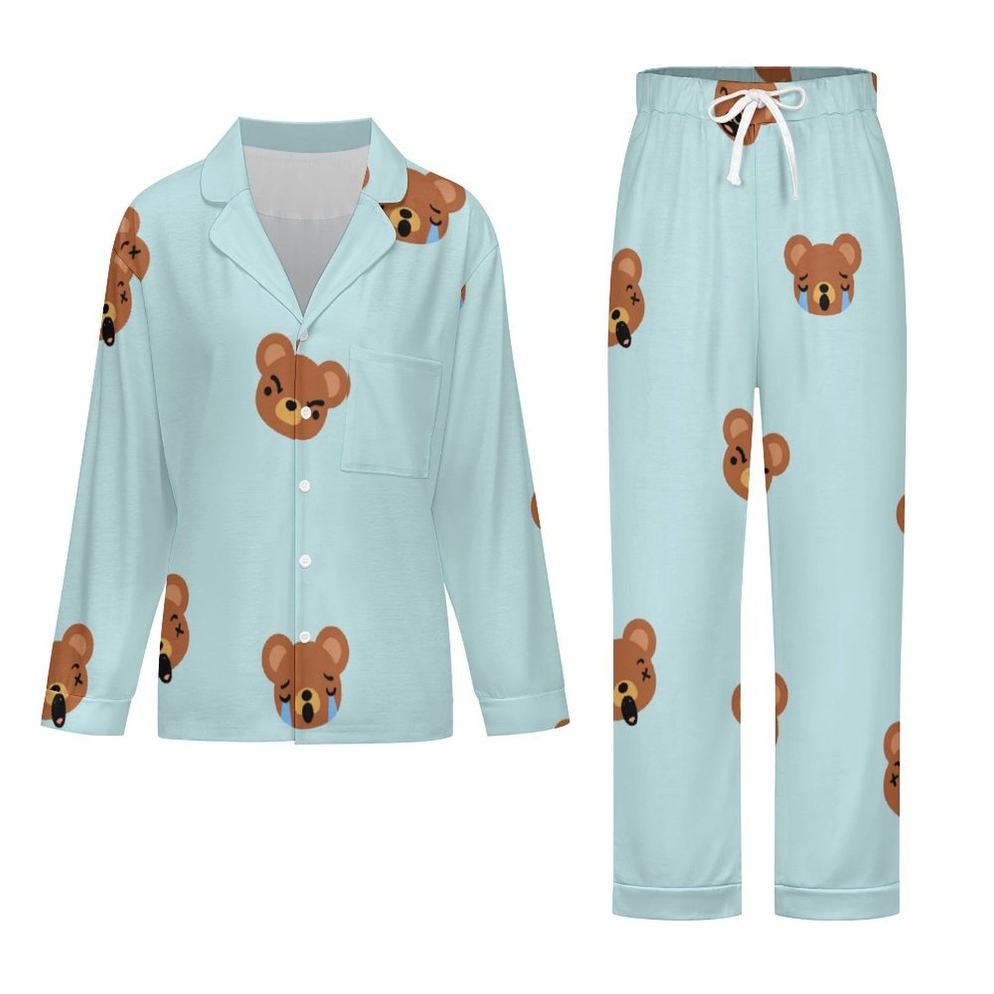 Custom Pajama Set for Women | Personalized Cuban Collar Loungewear
