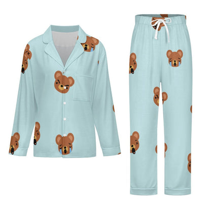 Custom Pajama Set for Women | Personalized Cuban Collar Loungewear