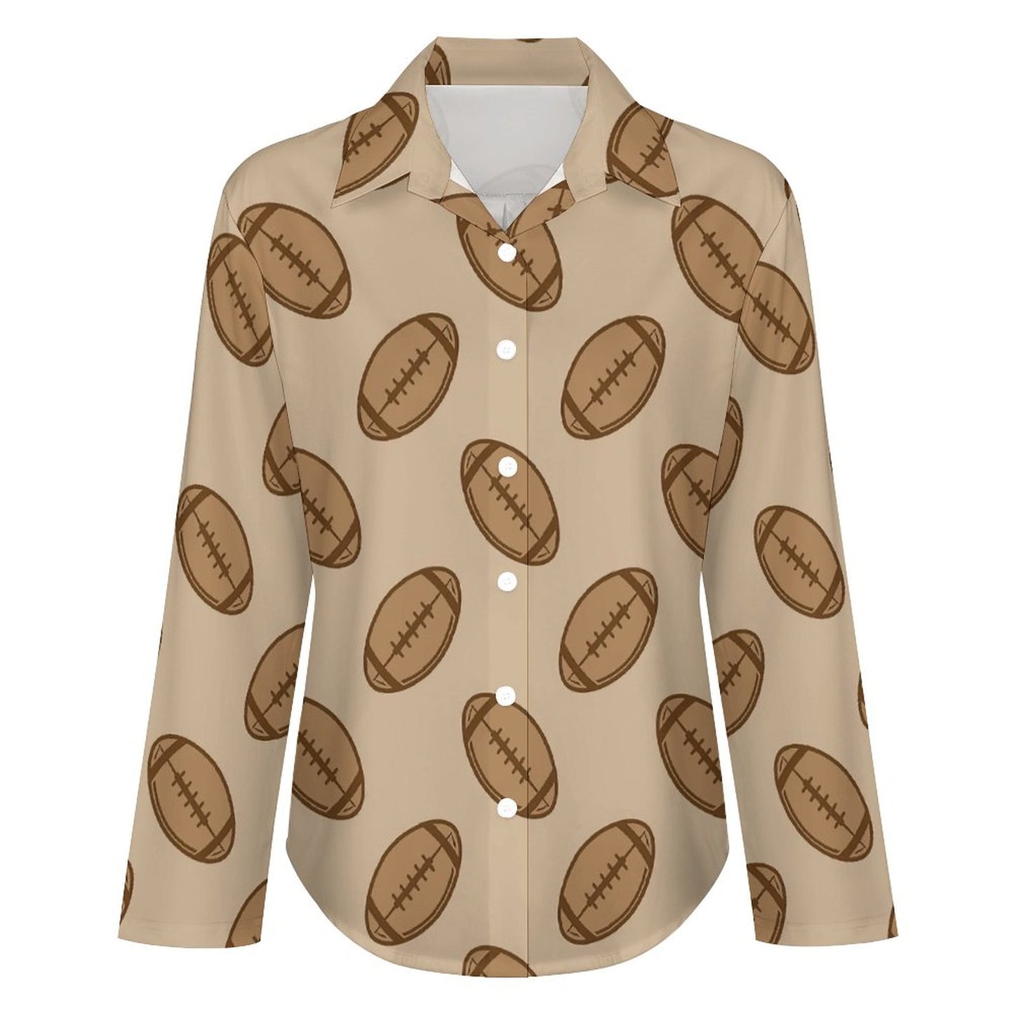 Custom Asymmetric Hem Long Sleeve Shirt | Plus Size S-8XL Artistic Top