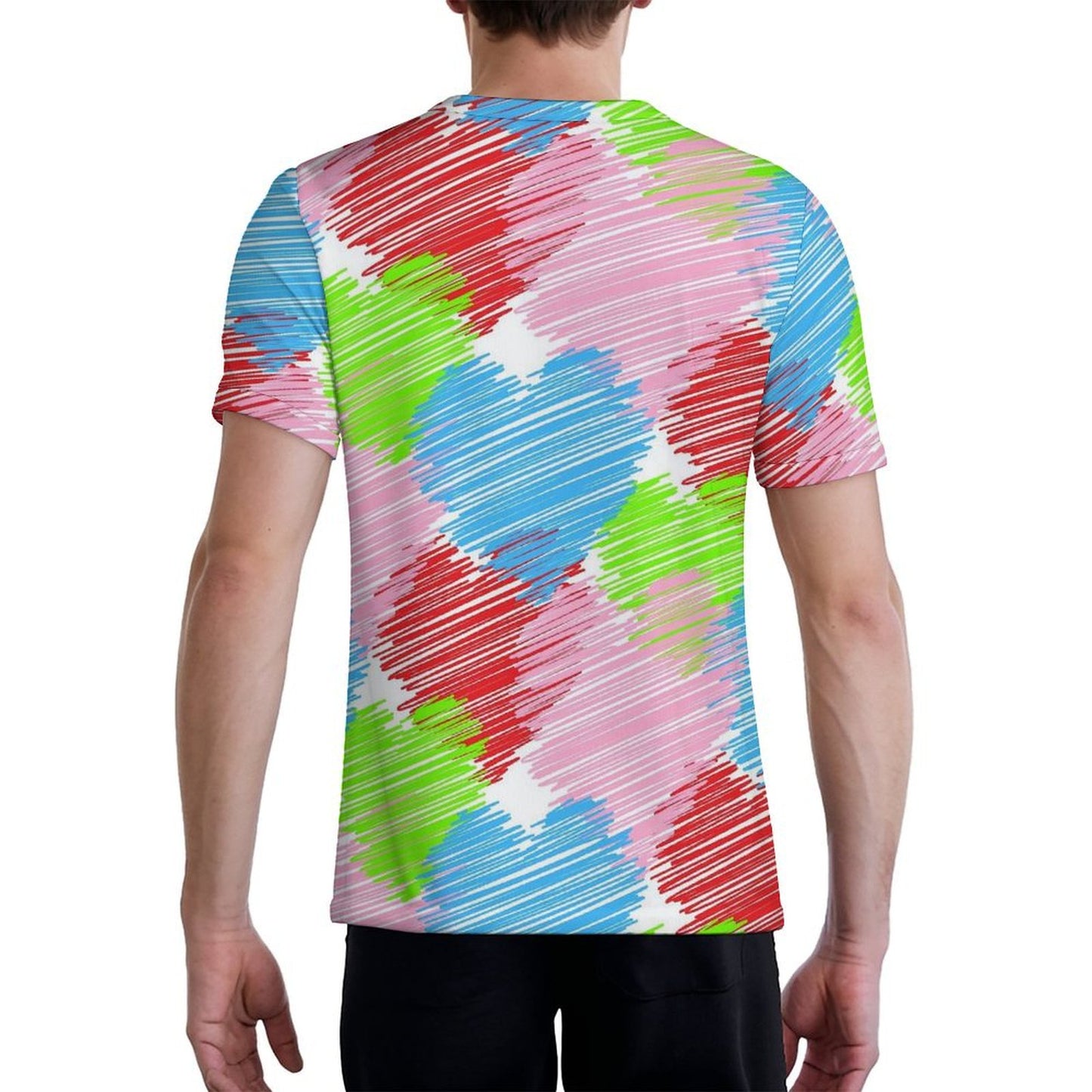 Custom Men's UPF 50+ Cooling Jersey | Personalized U-Neck T-Shirt
