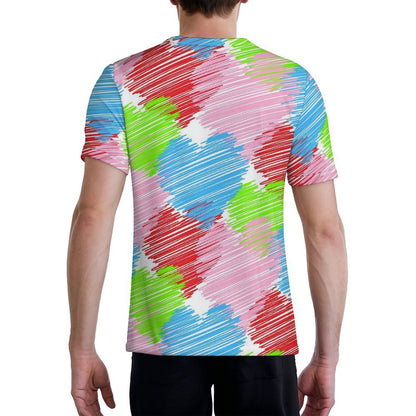 Custom Men's UPF 50+ Cooling Jersey | Personalized U-Neck T-Shirt