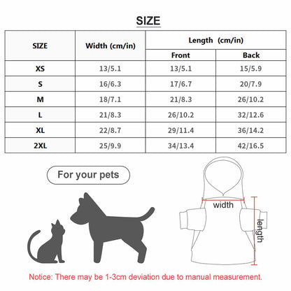Custom Printed Streetwear Pet Hoodie