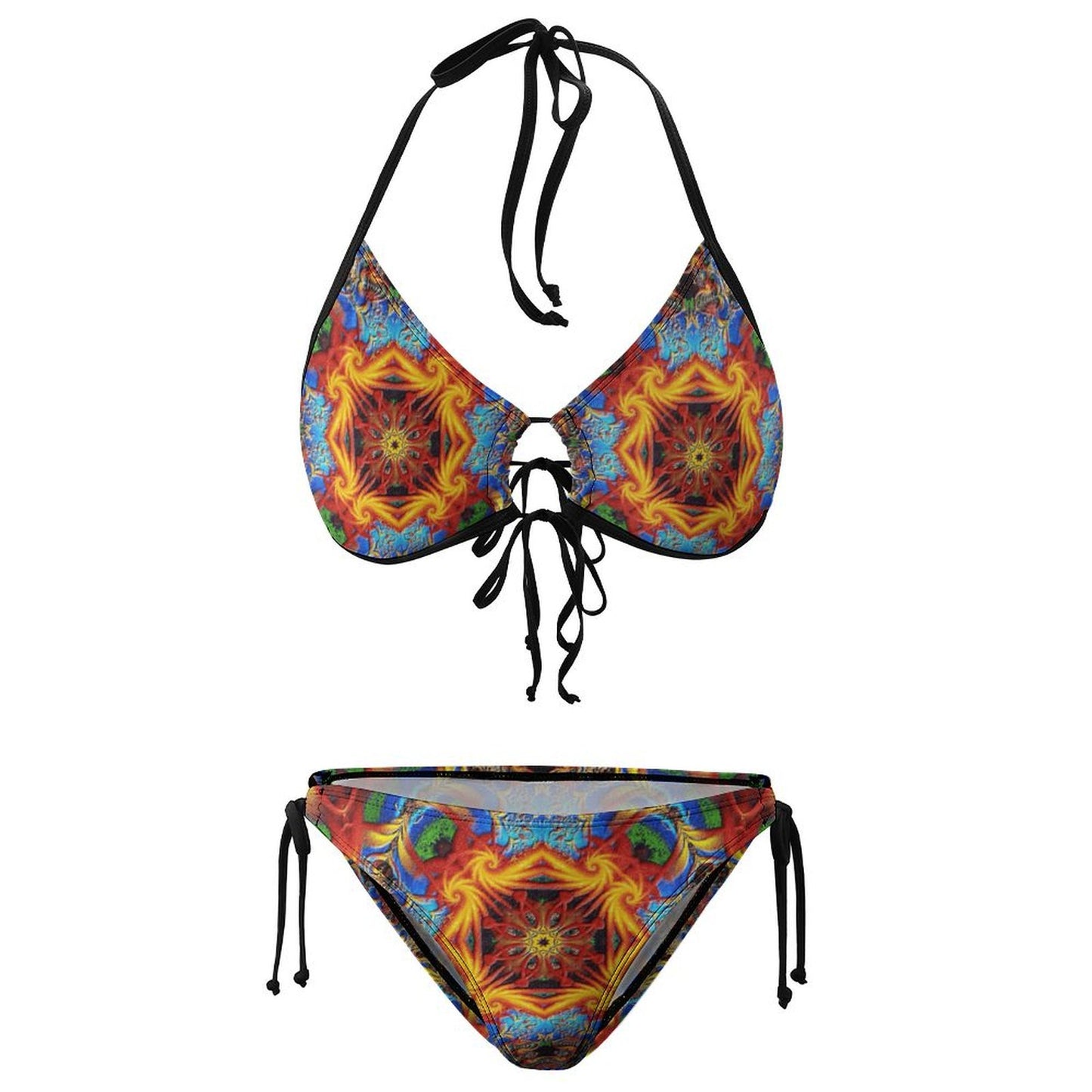 Custom Adjustable Tie Bikini | Personalized Swimsuit Bra & Briefs YourSurprise