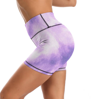 Custom High-Waist Yoga Shorts | Personalized Buttery-Soft Printed Lounge Shorts