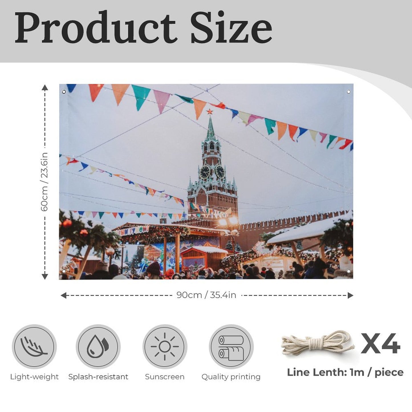 Custom All-Weather Flag | Personalized Photo Garden & House Banner